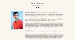 Desktop Screenshot of amanparnami.com